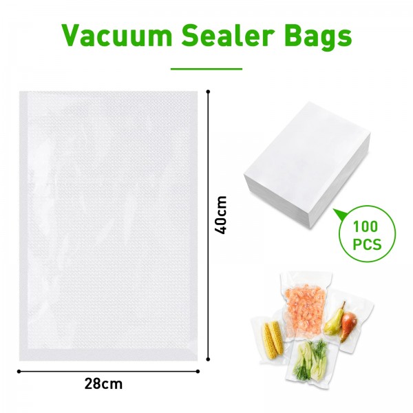 100pcs Vacuum Sealer Bags 28x40cm